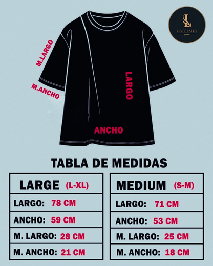 Camiseta Oversize Tela Burda 240 gr